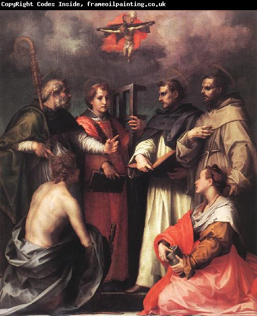 Andrea del Sarto Disputation over the Trinity